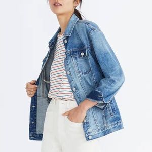 Madewell Oversized Boyfriend Denim Jacket - XS